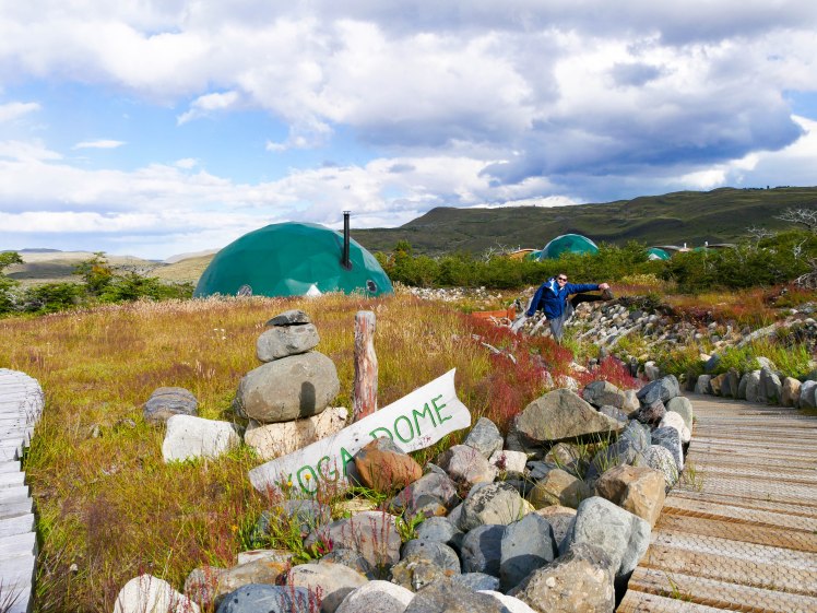 Yoga dome in EcoCamp