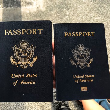 United States Emergency Passport and Normal Passport