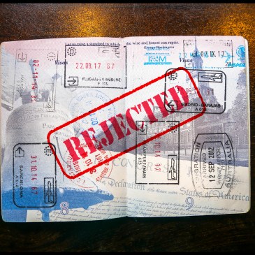 USA Passport Pages Stamped