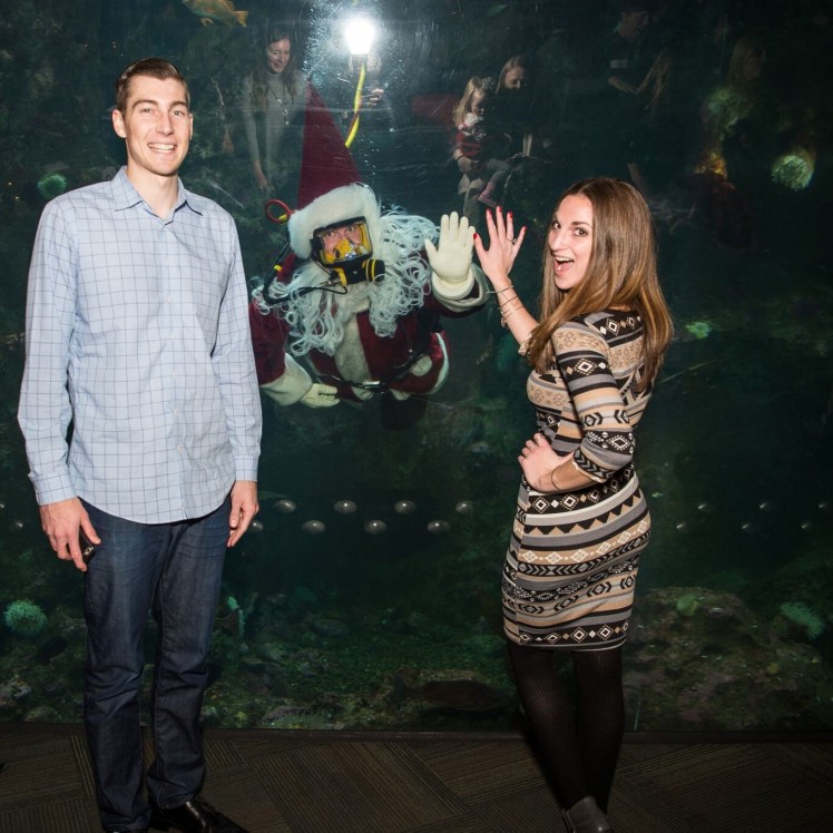 Scuba Santa at Seattle Aquarium