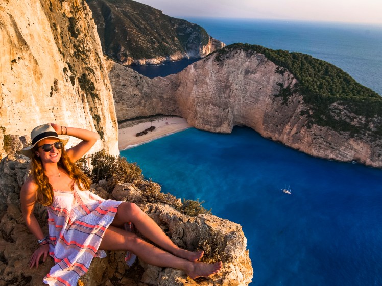 Shipwreck Beach in Zakynthos, Greece