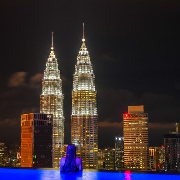 Rooftop Pool view in Kuala Lumpur