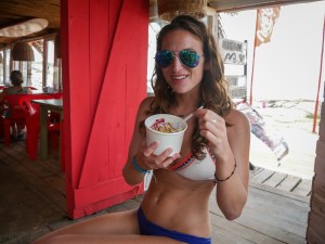 Acai bowl in Punta del Diablo