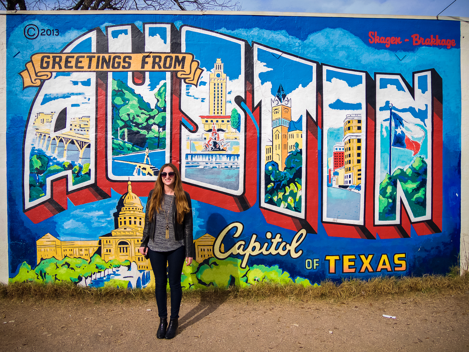 Greetings from Austin, Texas Wall
