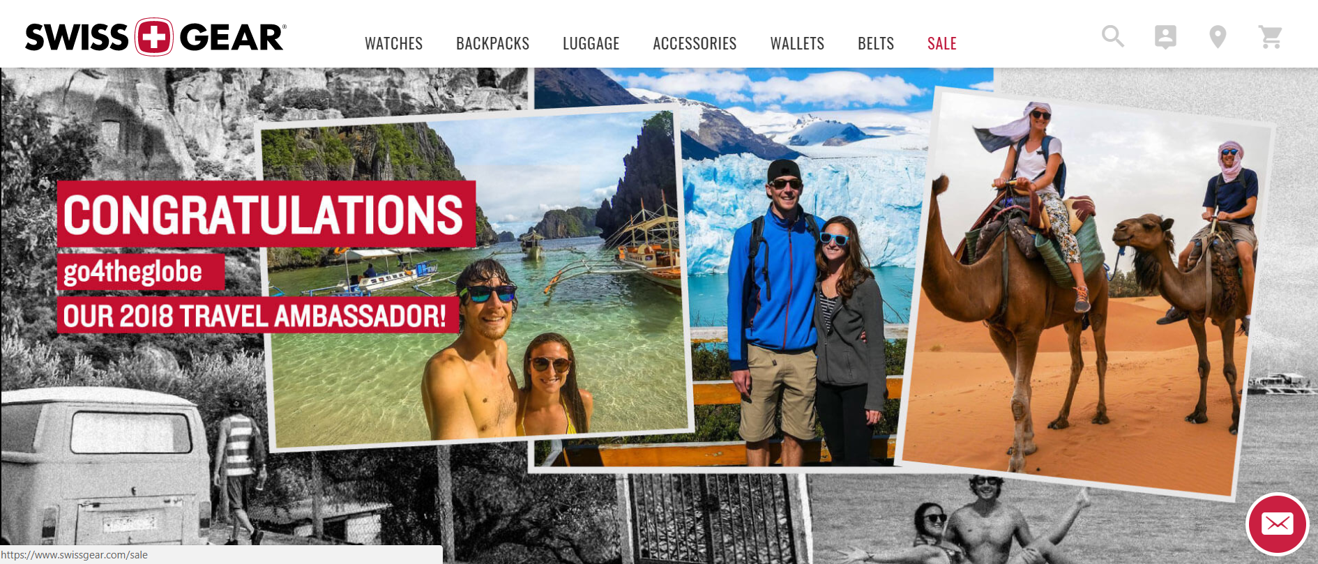 Swissgear 2018 Travel Ambassador web banner