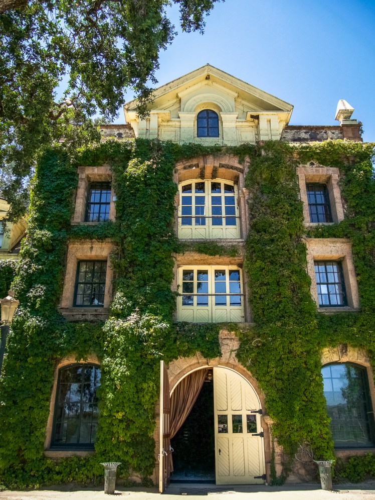 Chateau entrance to Inglenook Winery