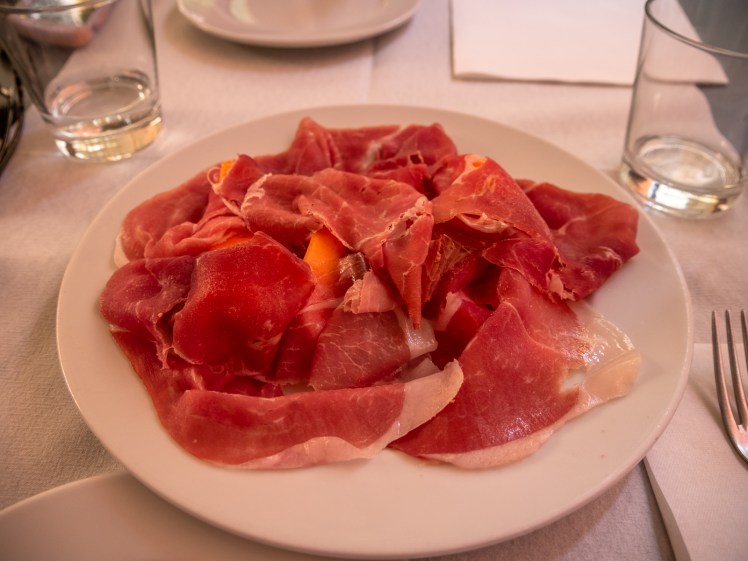 Prosciutto with melon