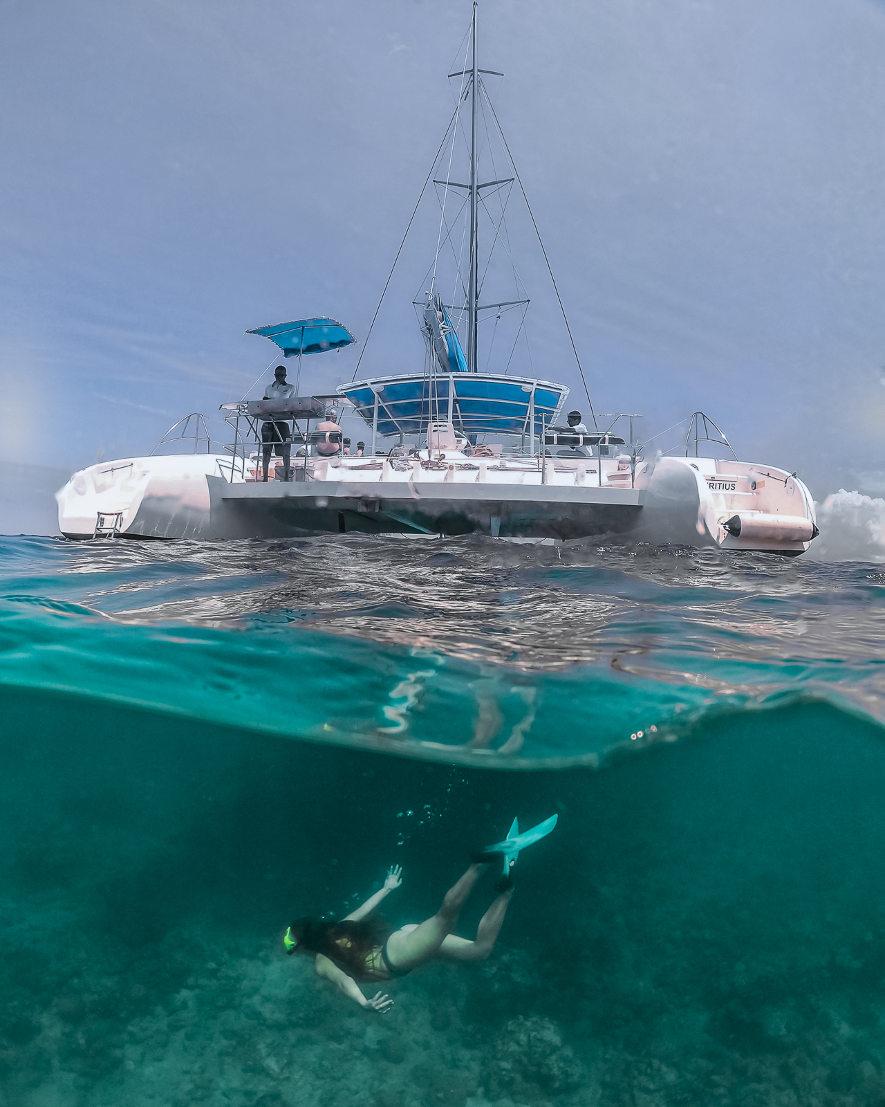 Catamaran cruise in Mauritius