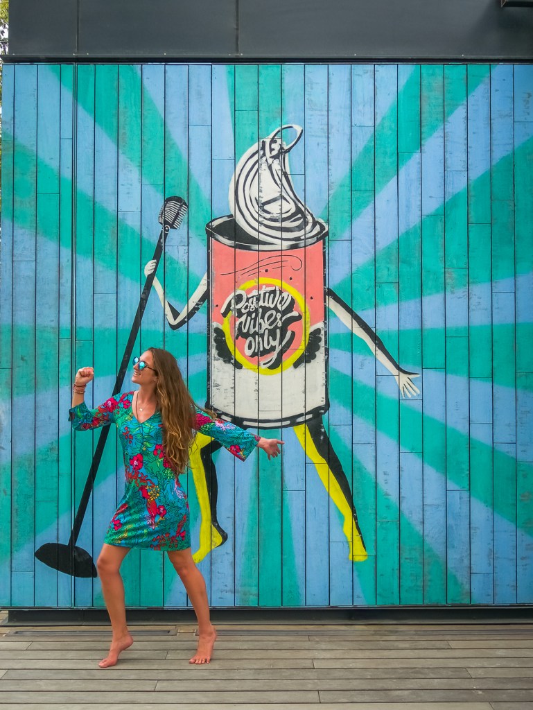 Positive Vibes Only Street Art