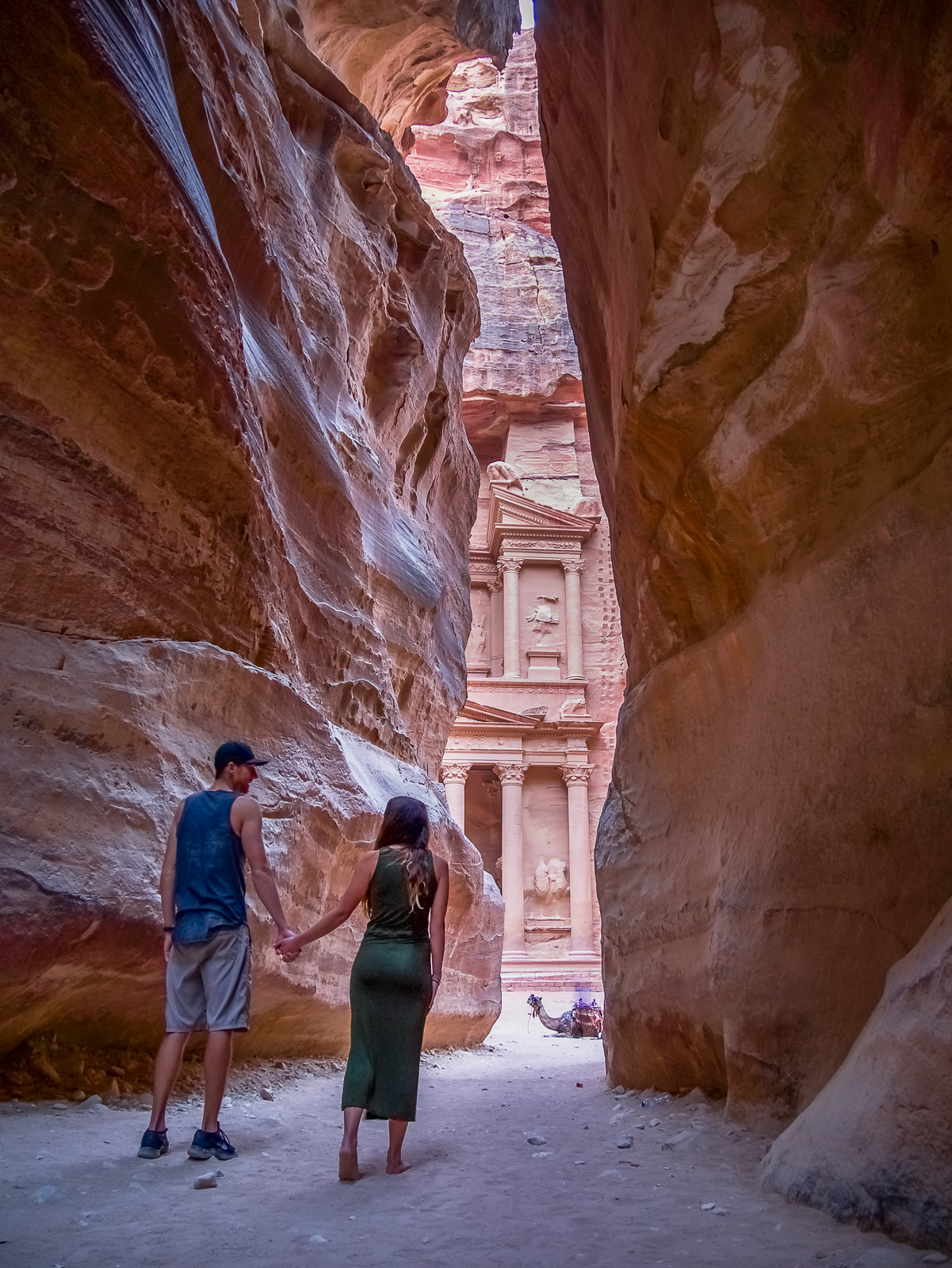 Siq entrance to Petra