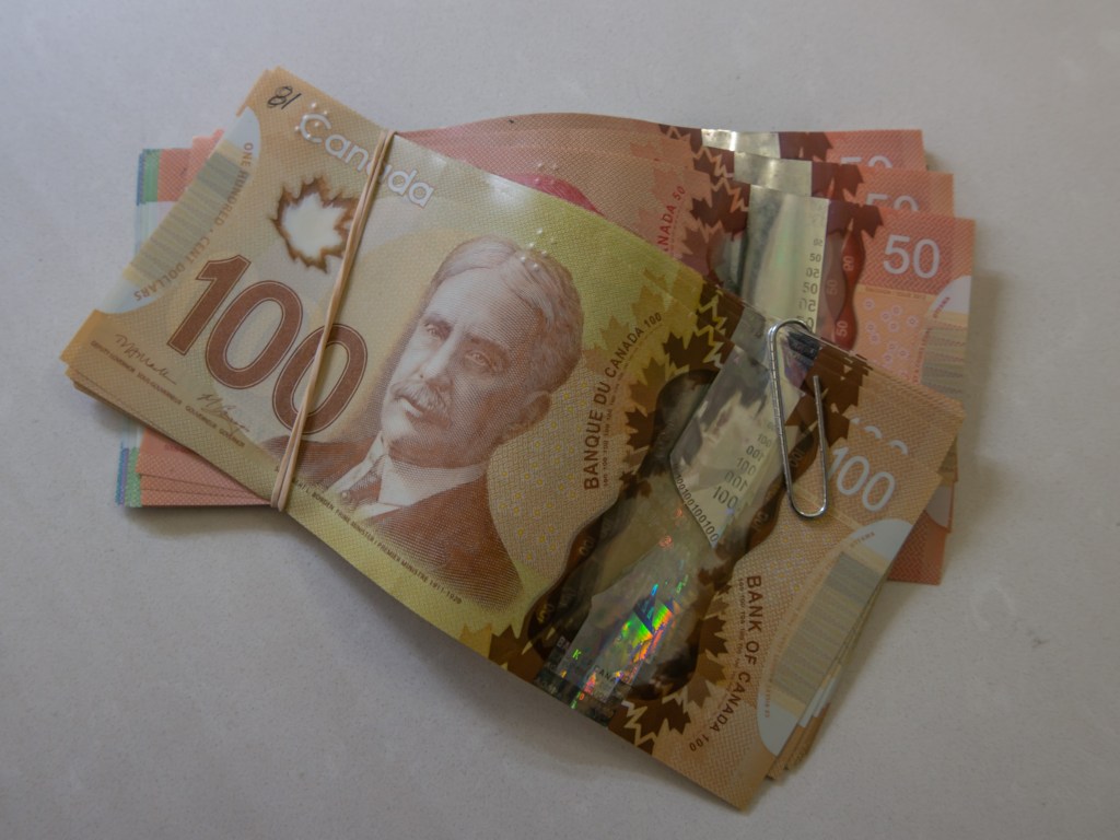Canadian dollars 