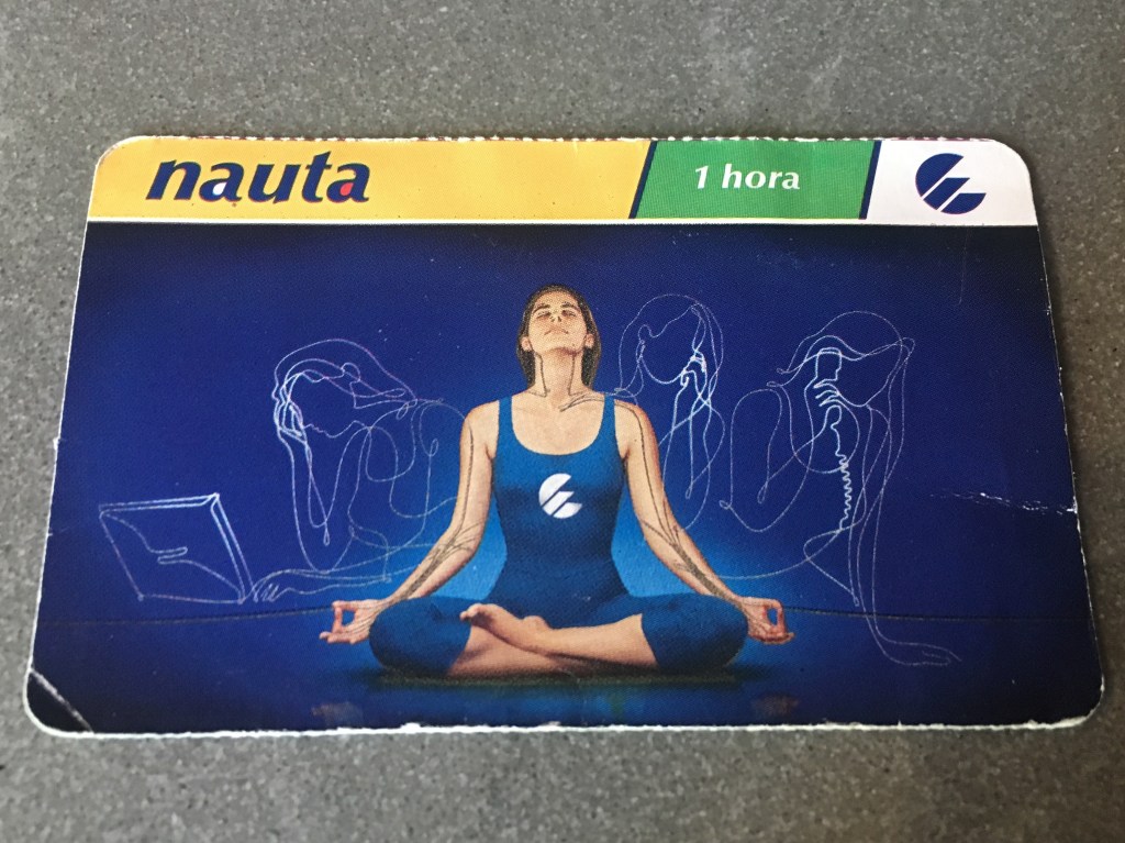 Cuban WiFi card (front)